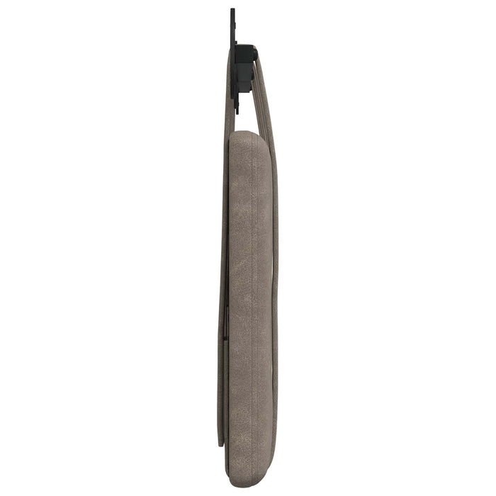Cap de pat suspendat Pe perete Gri 130 x 55 x 5 cm PU antic - WALTI WALTI