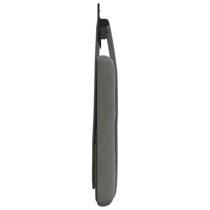Cap de pat suspendat Gri închis 150 x 55 x 5 cm Catifea - WALTI WALTI