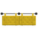 Cap de pat suspendat Pe perete Galben 150 x 55 x 5 cm Catifea - WALTI WALTI