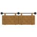 Cap de pat suspendat Pe perete Maro 150 x 55 x 5 cm Catifea - WALTI WALTI