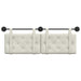 Cap de pat suspendat Pe perete Crem 150 x 55 x 5 cm Catifea - WALTI WALTI