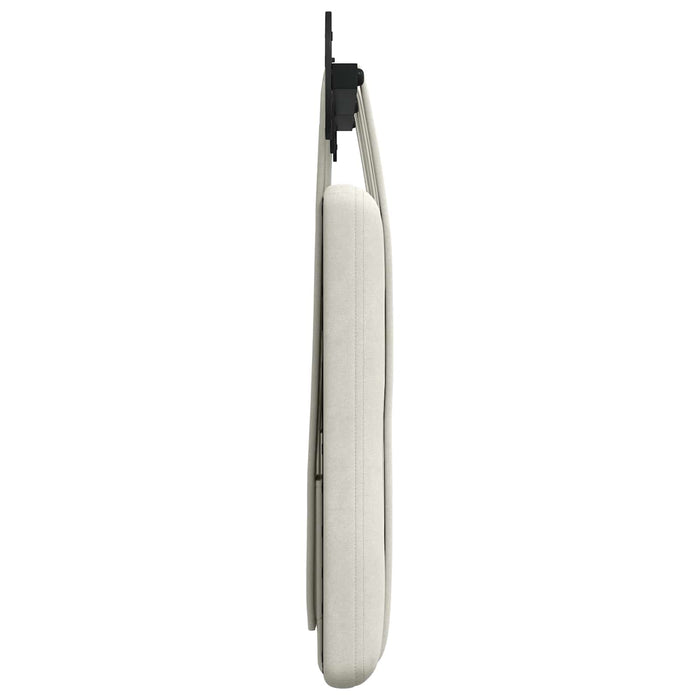 Cap de pat suspendat Pe perete Crem 150 x 55 x 5 cm Catifea - WALTI WALTI