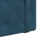 Cap de pat suspendat Pe perete albastru 150 x 55 x 5 cm Catifea - WALTI WALTI