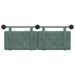 Cap de pat suspendat Verde Mării 150 x 55 x 5 cm Catifea - WALTI WALTI