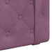 Cap de pat suspendat Pe perete Violet 150 x 55 x 5 cm Catifea - WALTI WALTI
