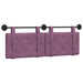 Cap de pat suspendat Pe perete Violet 150 x 55 x 5 cm Catifea - WALTI WALTI