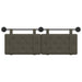 Cap de pat suspendat Gri 150 x 55 x 5 cm Piele artificială - WALTI WALTI