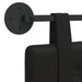 Cap de pat suspendat Negru 150 x 55 x 5 cm Piele artificială - WALTI WALTI