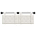 Cap de pat suspendat Alb 150 x 55 x 5 cm Piele artificială - WALTI WALTI