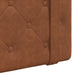 Cap de pat suspendat Pe perete Maro 150 x 55 x 5 cm PU antic - WALTI WALTI