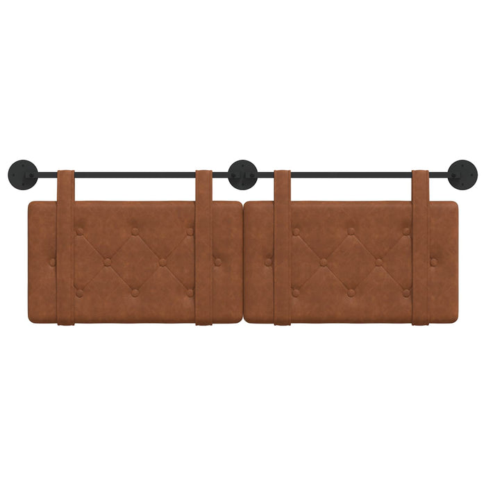Cap de pat suspendat Pe perete Maro 150 x 55 x 5 cm PU antic - WALTI WALTI