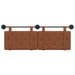 Cap de pat suspendat Pe perete Maro 150 x 55 x 5 cm PU antic - WALTI WALTI