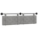 Cap de pat suspendat Gri deschis 170 x 55 x 5 cm Catifea - WALTI WALTI