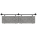 Cap de pat suspendat Gri deschis 170 x 55 x 5 cm Catifea - WALTI WALTI