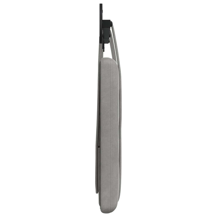 Cap de pat suspendat Gri deschis 170 x 55 x 5 cm Catifea - WALTI WALTI