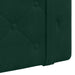 Cap de pat suspendat Verde închis 170 x 55 x 5 cm Catifea - WALTI WALTI