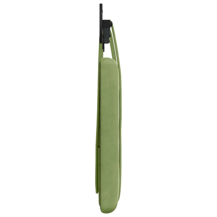 Cap de pat suspendat Verde deschis 170 x 55 x 5 cm Catifea - WALTI WALTI