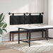 Cap de pat suspendat Pe perete Negru 170 x 55 x 5 cm Catifea - WALTI WALTI