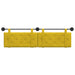Cap de pat suspendat Pe perete Galben 170 x 55 x 5 cm Catifea - WALTI WALTI