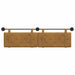 Cap de pat suspendat Pe perete Maro 170 x 55 x 5 cm Catifea - WALTI WALTI