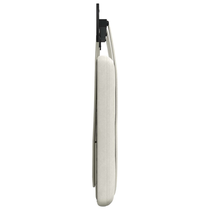Cap de pat suspendat Pe perete Crem 170 x 55 x 5 cm Catifea - WALTI WALTI