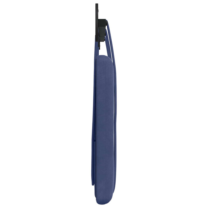 Cap de pat suspendat Albastru Poliție 170 x 55 x 5 cm Catifea - WALTI WALTI