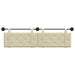 Cap de pat suspendat Crem 170 x 55 x 5 cm Piele artificială - WALTI WALTI