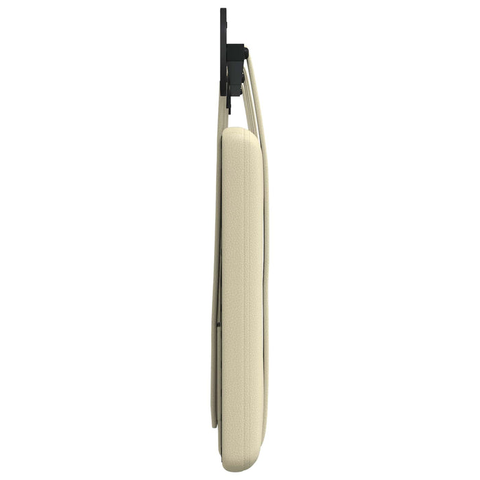 Cap de pat suspendat Crem 170 x 55 x 5 cm Piele artificială - WALTI WALTI