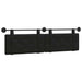 Cap de pat suspendat Negru 170 x 55 x 5 cm Piele artificială - WALTI WALTI