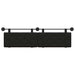 Cap de pat suspendat Negru 170 x 55 x 5 cm Piele artificială - WALTI WALTI