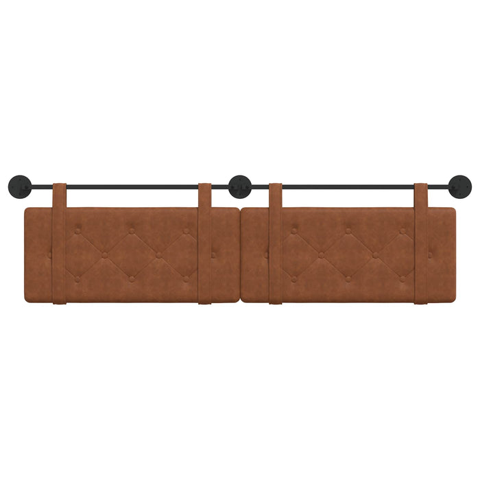 Cap de pat suspendat Pe perete Maro 170 x 55 x 5 cm PU antic - WALTI WALTI