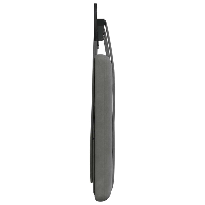 Cap de pat suspendat Gri închis 190 x 55 x 5 cm Catifea - WALTI WALTI