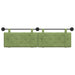 Cap de pat suspendat Verde deschis 190 x 55 x 5 cm Catifea - WALTI WALTI