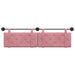 Cap de pat suspendat Pe perete Roz 190 x 55 x 5 cm Catifea - WALTI WALTI
