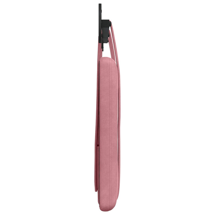 Cap de pat suspendat Pe perete Roz 190 x 55 x 5 cm Catifea - WALTI WALTI