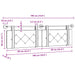 Cap de pat suspendat Pe perete Galben 190 x 55 x 5 cm Catifea - WALTI WALTI