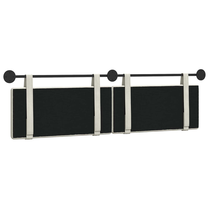 Cap de pat suspendat Pe perete Crem 190 x 55 x 5 cm Catifea - WALTI WALTI