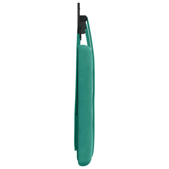 Cap de pat suspendat Pe perete Turcoaz 190 x 55 x 5 cm Catifea - WALTI WALTI
