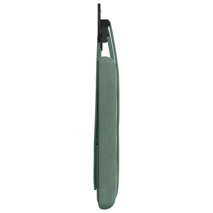 Cap de pat suspendat Verde Mării 190 x 55 x 5 cm Catifea - WALTI WALTI