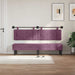Cap de pat suspendat Pe perete Violet 190 x 55 x 5 cm Catifea - WALTI WALTI