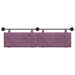Cap de pat suspendat Pe perete Violet 190 x 55 x 5 cm Catifea - WALTI WALTI