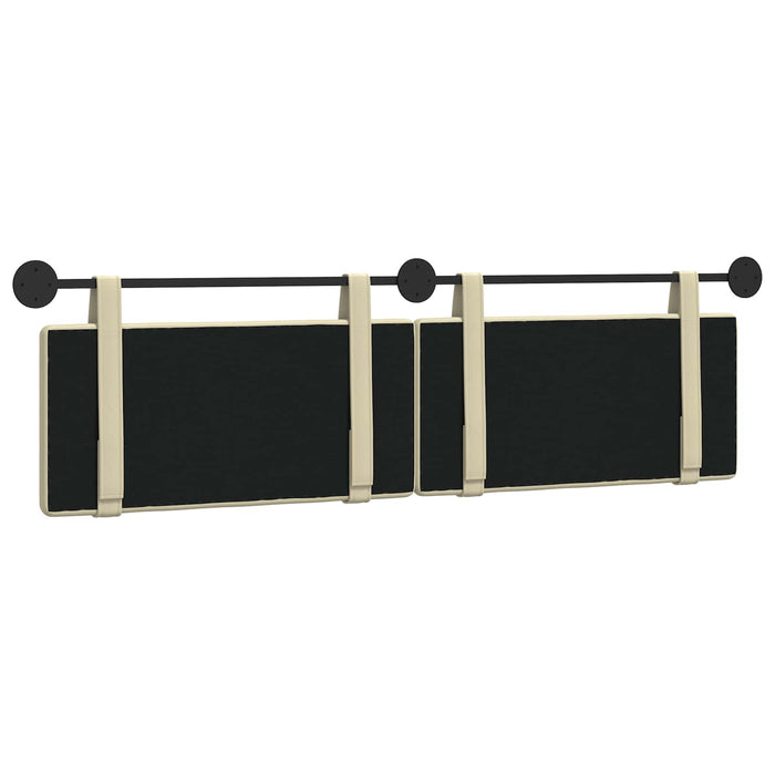Cap de pat suspendat Crem 190 x 55 x 5 cm Piele artificială - WALTI WALTI