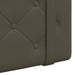 Cap de pat suspendat Gri 190 x 55 x 5 cm Piele artificială - WALTI WALTI