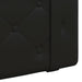 Cap de pat suspendat Negru 190 x 55 x 5 cm Piele artificială - WALTI WALTI