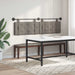 Cap de pat suspendat Pe perete Gri 190 x 55 x 5 cm PU antic - WALTI WALTI