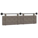 Cap de pat suspendat Pe perete Gri 190 x 55 x 5 cm PU antic - WALTI WALTI