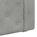 Cap de pat suspendat Gri deschis 210 x 55 x 5 cm Catifea - WALTI WALTI