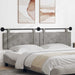 Cap de pat suspendat Gri deschis 210 x 55 x 5 cm Catifea - WALTI WALTI