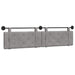Cap de pat suspendat Gri deschis 210 x 55 x 5 cm Catifea - WALTI WALTI
