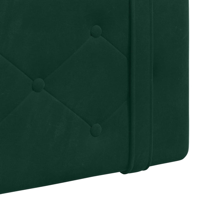 Cap de pat suspendat Verde închis 210 x 55 x 5 cm Catifea - WALTI WALTI